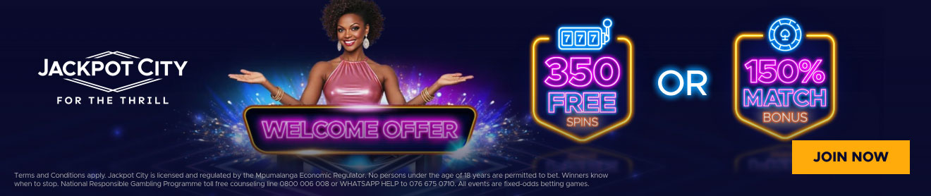 Jackpot City Welcome Bonus